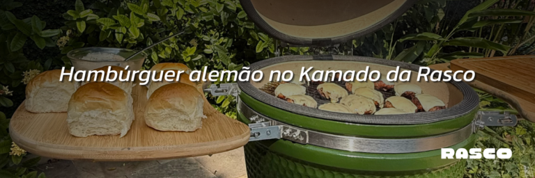 Hambúrguer Alemão na Brasa: Sabor Intenso com Toque Europeu
